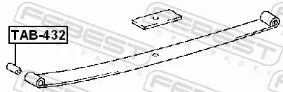 FEBEST TULEJA ZAWIESZENIA TAB-432 