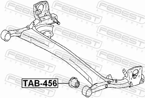 FEBEST TULEJA BELKI TAB-456 