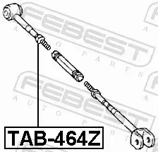 FEBEST TULEJA ZAWIESZENIA TAB-464Z 