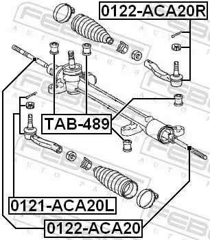 FEBEST TULEJA ZAWIESZENIA TAB-489 