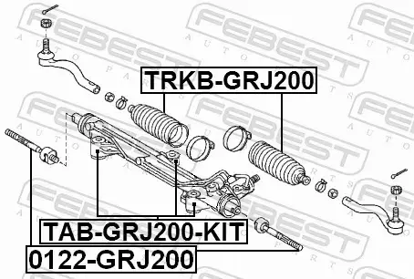 FEBEST TULEJA ZAWIESZENIA TAB-GRJ200-KIT 