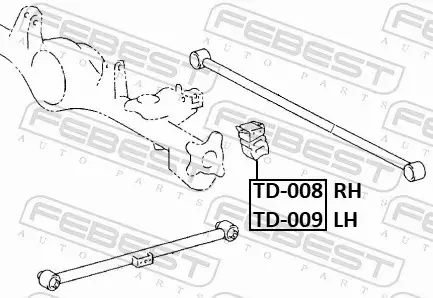 FEBEST ODBÓJ AMORTYZATORA TD-008 