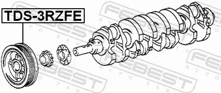 FEBEST KOŁO PASOWE WAŁU TDS-3RZFE 