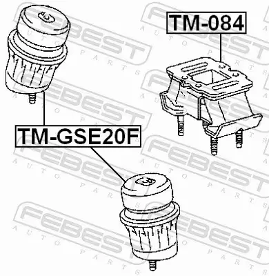 FEBEST PODUSZKA SILNIKA TM-GSE20F 