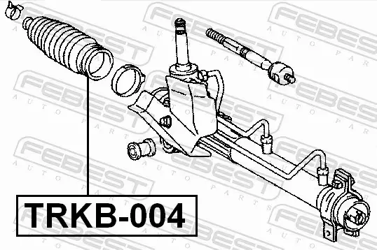 FEBEST OSŁONA DRĄŻKA KIEROWNICZEGO TRKB-004 