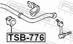 FEBEST TULEJA STABILIZATORA TSB-776 