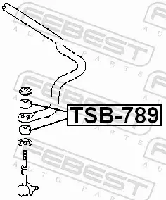 FEBEST GUMA STABILIZATORA TSB-789 