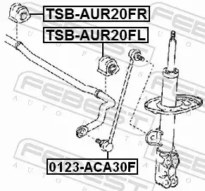 FEBEST TULEJA STABILIZATORA TSB-AUR20FR 