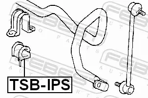 FEBEST TULEJA STABILIZATORA TSB-IPS 