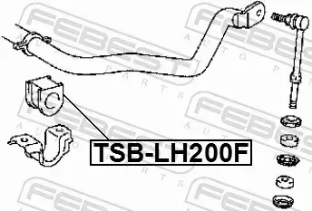 FEBEST TULEJA STABILIZATORA TSB-LH200F 