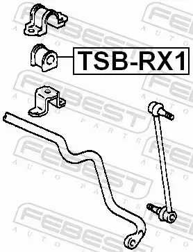 FEBEST TULEJA STABILIZATORA TSB-RX1 