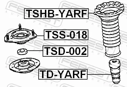 FEBEST OSŁONA AMORTYZATORA TSHB-YARF 