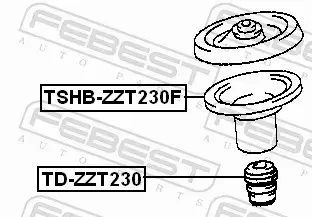 FEBEST OSŁONA AMORTYZATORA TSHB-ZZT230F 