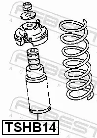 FEBEST ODBÓJ AMORTYZATORA TSHB14 