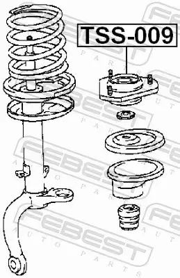 FEBEST PODUSZKA AMORTYZATORA TSS-009 