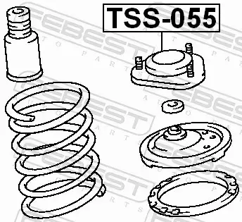 FEBEST PODUSZKA AMORTYZATORA TSS-055 