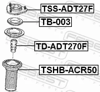 FEBEST PODUSZKA AMORTYZATORA TSS-ADT27F 