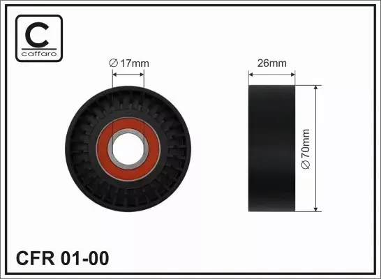 CAFFARO ROLKA NAPINACZA 01-00 