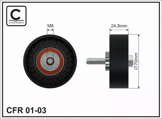 CAFFARO ROLKA NAPINACZA 01-03 