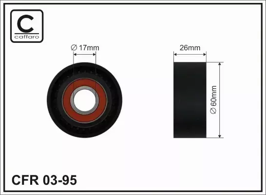 CAFFARO ROLKA NAPINACZA 03-95 