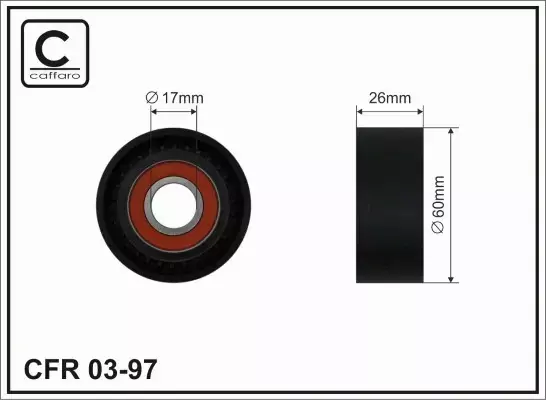 CAFFARO ROLKA NAPINACZA 03-97 