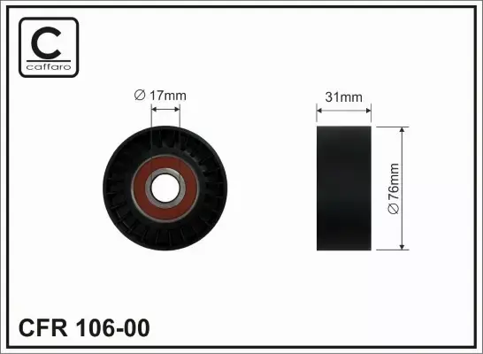 CAFFARO ROLKA NAPINACZA 106-00 