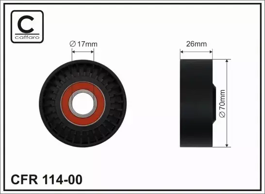 CAFFARO ROLKA NAPINACZA 114-00 