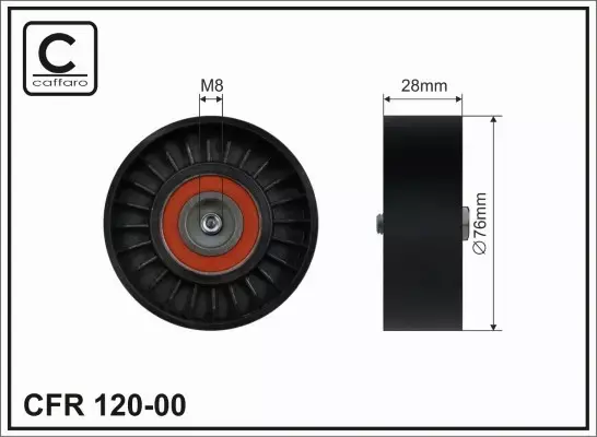 CAFFARO ROLKA NAPINACZA 120-00 