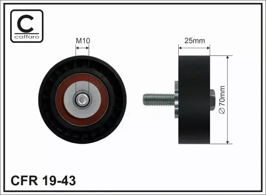 CAFFARO ROLKA OSPRZĘTU 19-43 