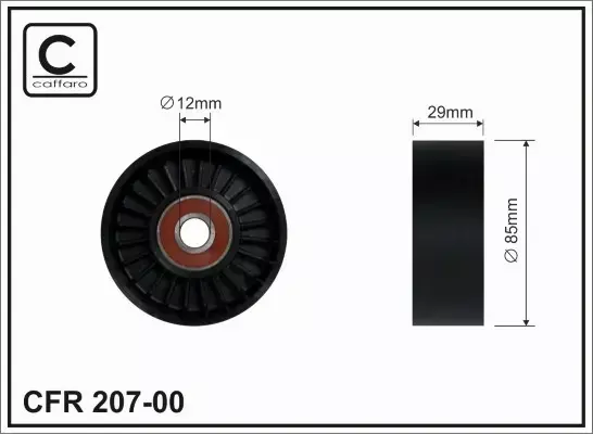 CAFFARO ROLKA NAPINACZA 207-00 