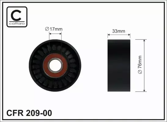 CAFFARO ROLKA OSPRZĘTU 209-00 