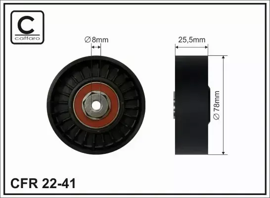 CAFFARO ROLKA OSPRZĘTU 22-41 