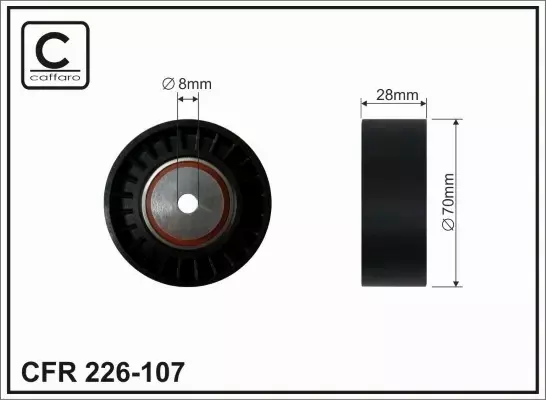 CAFFARO ROLKA OSPRZĘTU 226-107 