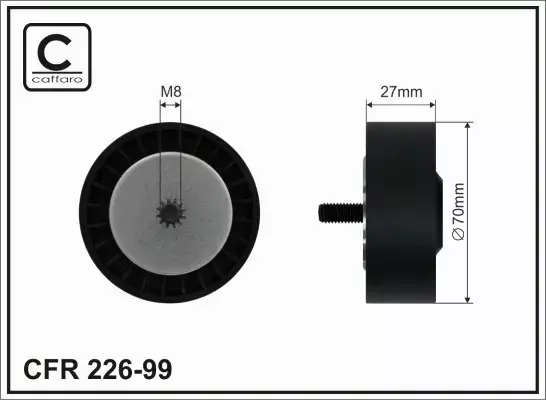 CAFFARO ROLKA OSPRZĘTU 226-99 