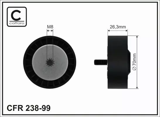 CAFFARO ROLKA OSPRZĘTU 238-99 