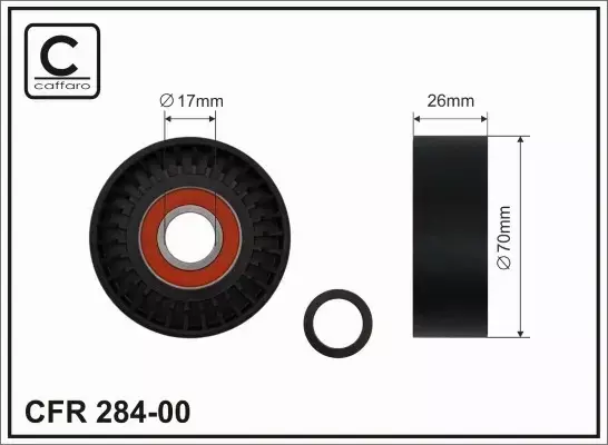 CAFFARO ROLKA NAPINACZA 284-00 