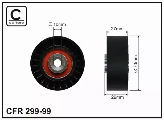 CAFFARO ROLKA OSPRZĘTU 299-99 