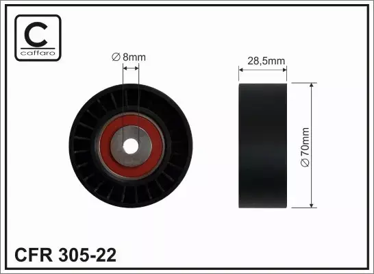 CAFFARO ROLKA OSPRZĘTU 305-22 