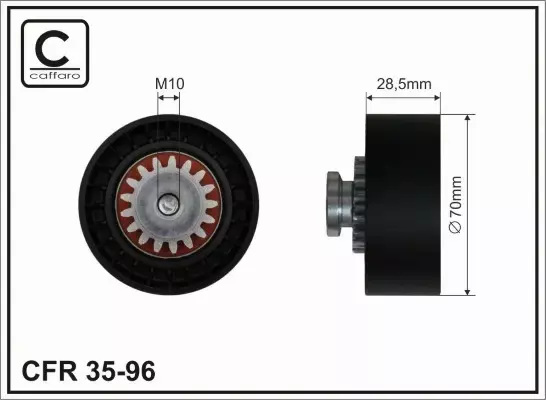 CAFFARO ROLKA NAPINACZA 35-96 