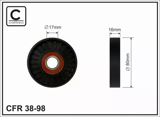 CAFFARO ROLKA NAPINACZA 38-98 