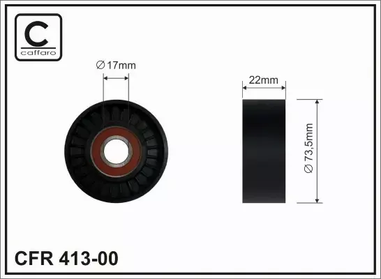 CAFFARO ROLKA NAPINACZA 413-00 