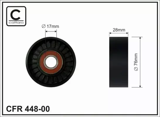 CAFFARO ROLKA NAPINACZA 448-00 