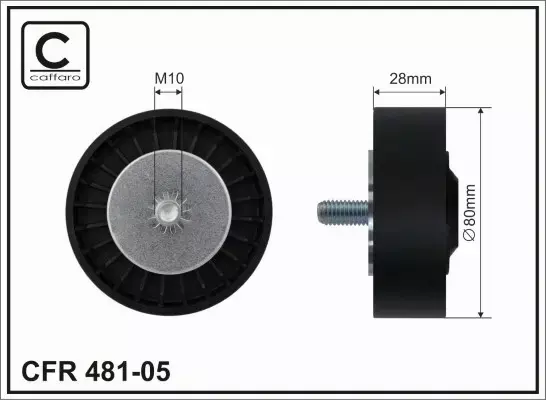 CAFFARO ROLKA NAPINACZA 481-05 