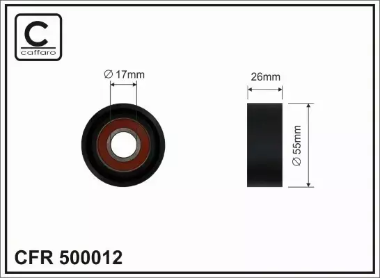 CAFFARO ROLKA NAPINACZA 500012 