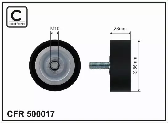 CAFFARO ROLKA NAPINACZA 500017 