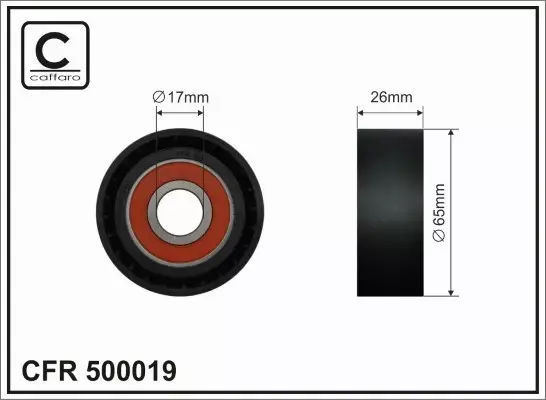 CAFFARO ROLKA NAPINACZA 500019 