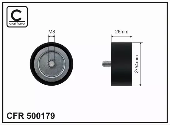 CAFFARO ROLKA NAPINACZA 500179 