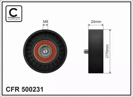 CAFFARO ROLKA NAPINACZA 500231 