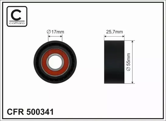 CAFFARO ROLKA NAPINACZA 500341 