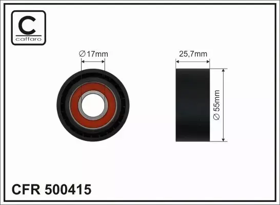 CAFFARO ROLKA NAPINACZA 500415 